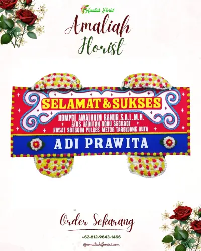 Karangan Bunga Ucapan Selamat di Makasar