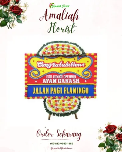 Bunga Papan Congratulation di Makasar